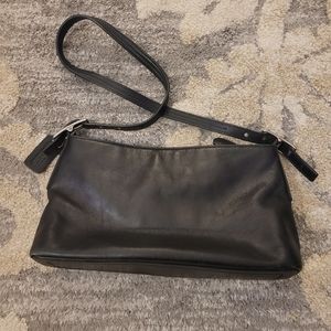 Coach 9861 Leather Shoulder Bag Black